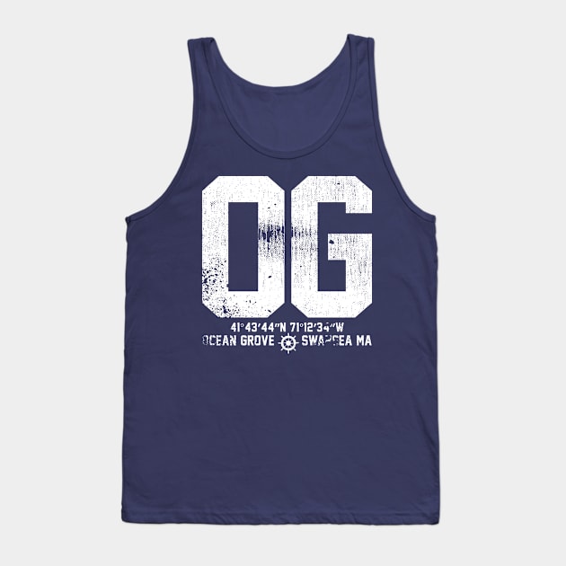 OG WHITE NAUTICAL Tank Top by Gimmickbydesign